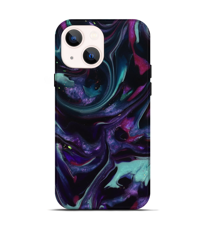 iPhone 14 ResinArt Live Edge Phone Case - Daija (Purple, 817870)