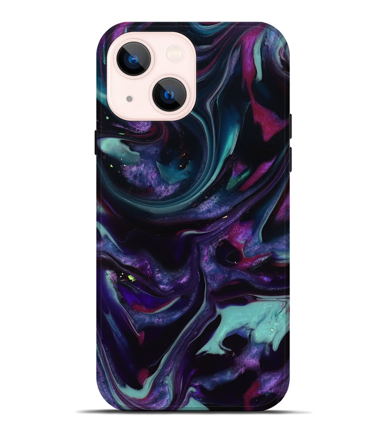 iPhone 14 Plus ResinArt Live Edge Phone Case - Daija (Purple, 817870)