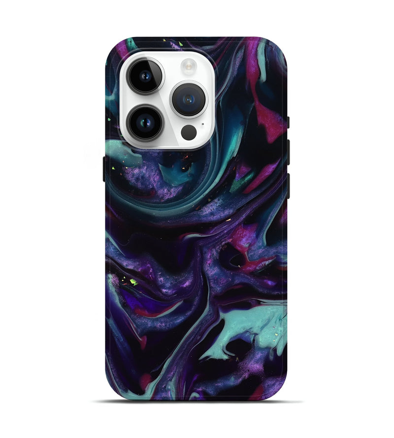 iPhone 15 Pro ResinArt Live Edge Phone Case - Daija (Purple, 817870)