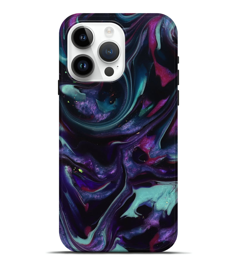 iPhone 15 Pro Max ResinArt Live Edge Phone Case - Daija (Purple, 817870)
