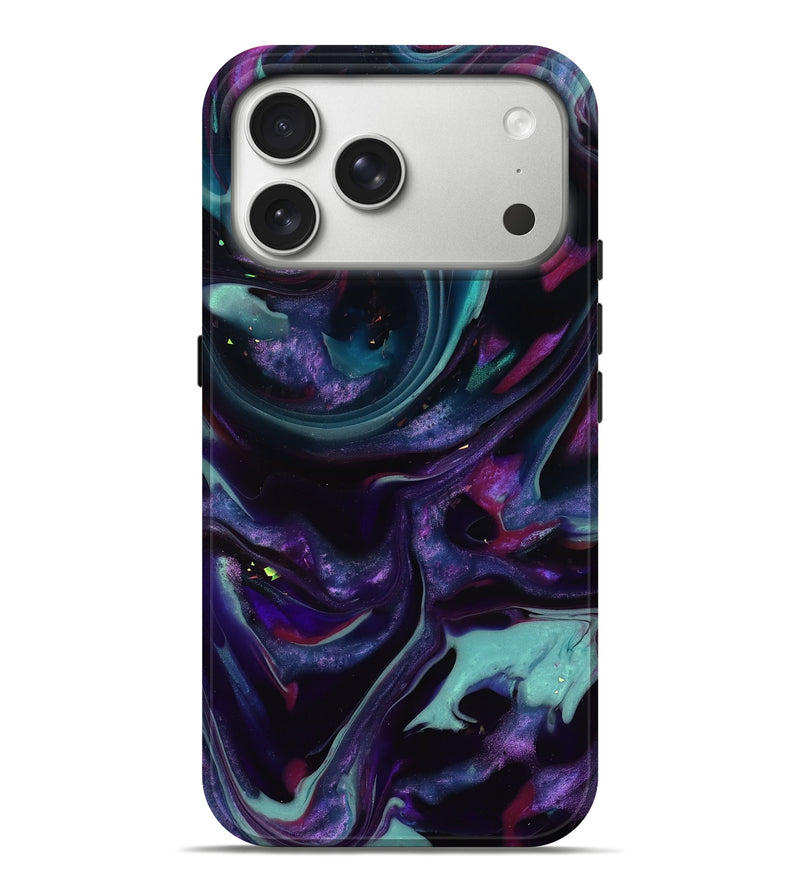 iPhone 17 Pro Max ResinArt Live Edge Phone Case - Daija (Purple, 817870)