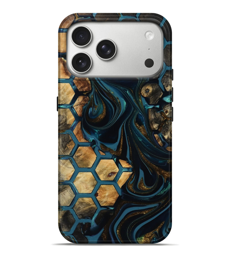iPhone 17 Pro Max Wood Live Edge Phone Case - Kenji (Pattern, 817875)