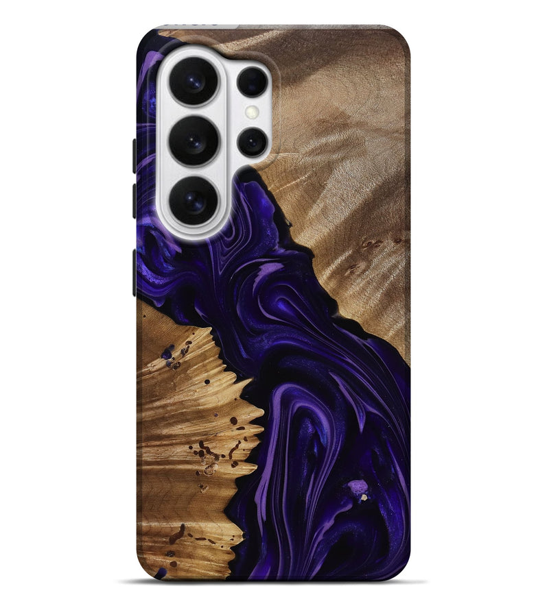 Galaxy S26 Ultra Wood Live Edge Phone Case - Nevaeh (Purple, 817876)
