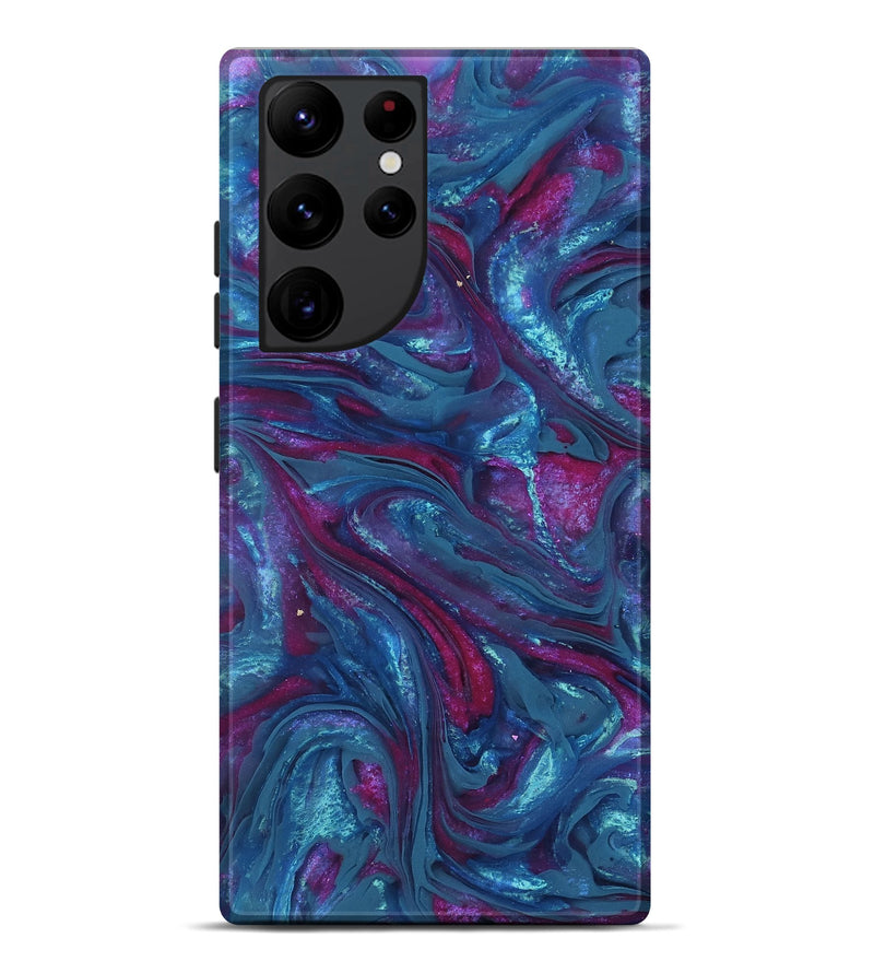 Galaxy S22 Ultra ResinArt Live Edge Phone Case - Novah (Purple, 817878)