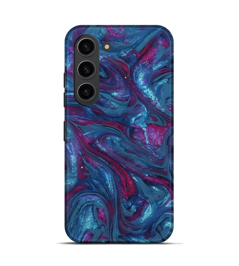 Galaxy S23 ResinArt Live Edge Phone Case - Novah (Purple, 817878)