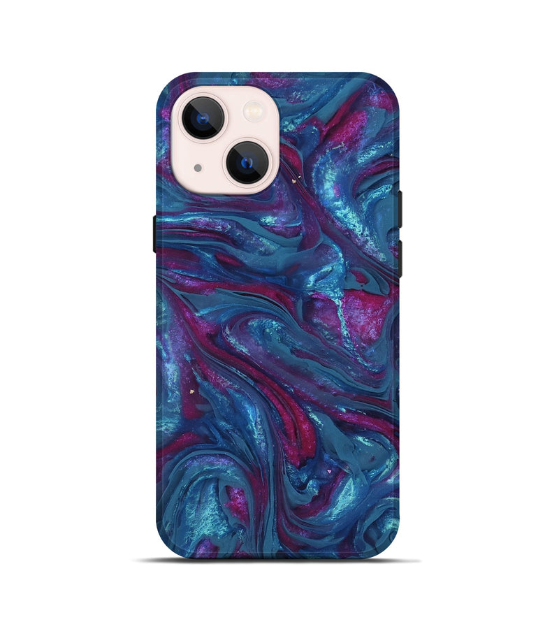 iPhone 13 mini ResinArt Live Edge Phone Case - Novah (Purple, 817878)