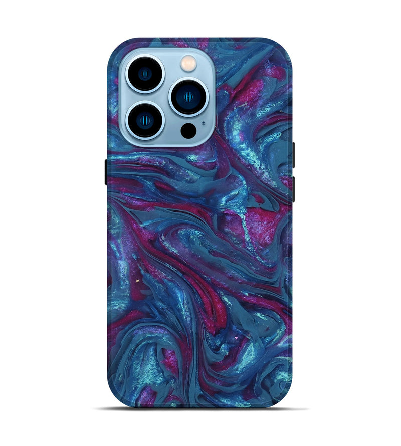 iPhone 14 Pro ResinArt Live Edge Phone Case - Novah (Purple, 817878)
