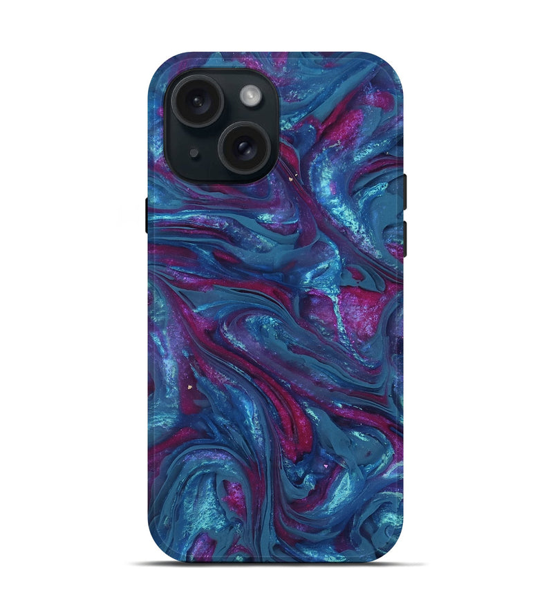 iPhone 15 ResinArt Live Edge Phone Case - Novah (Purple, 817878)