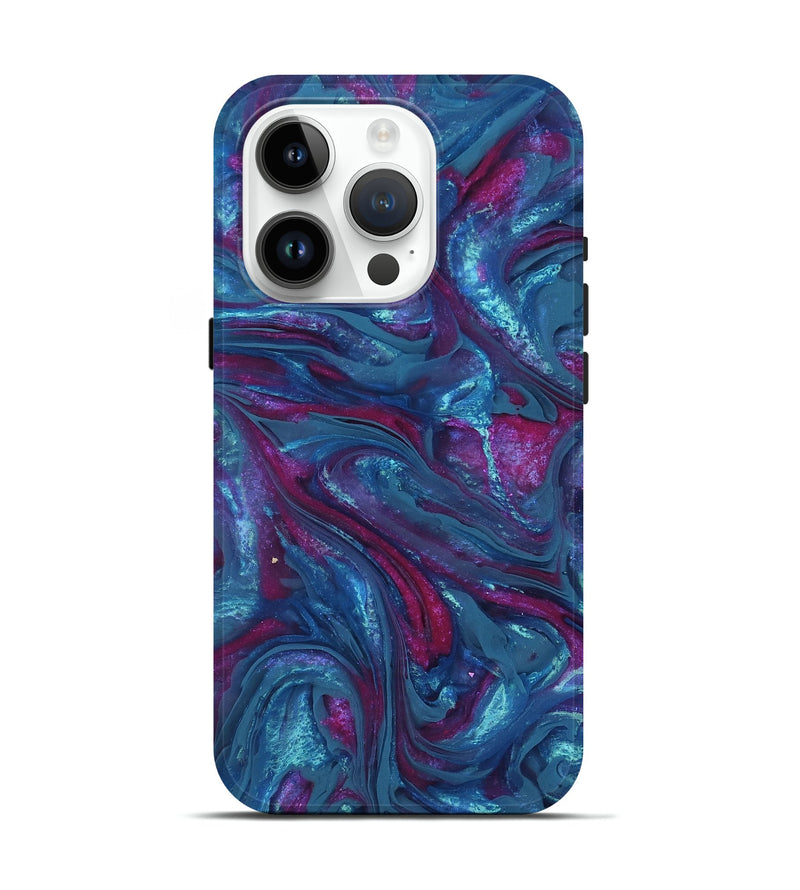 iPhone 15 Pro ResinArt Live Edge Phone Case - Novah (Purple, 817878)