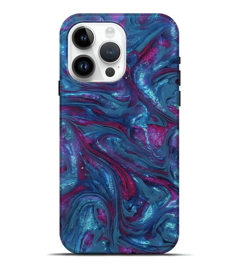 iPhone 15 Pro Max ResinArt Live Edge Phone Case - Novah (Purple, 817878)