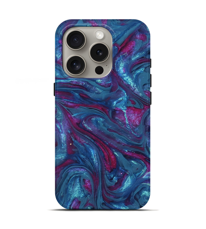 iPhone 16 Pro ResinArt Live Edge Phone Case - Novah (Purple, 817878)