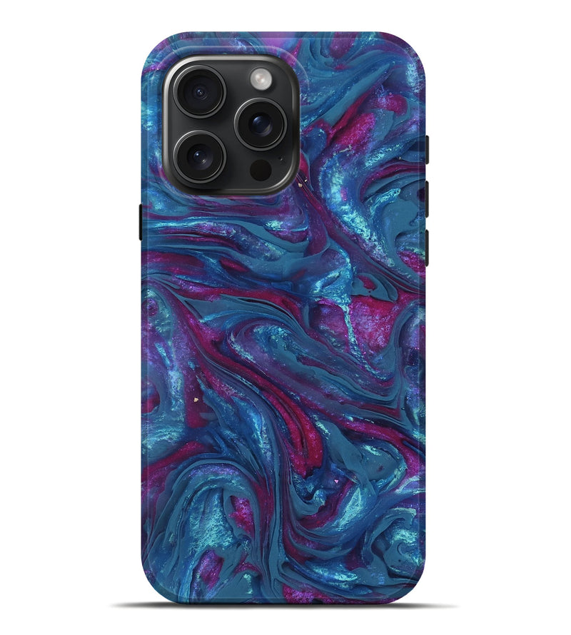 iPhone 16 Pro Max ResinArt Live Edge Phone Case - Novah (Purple, 817878)