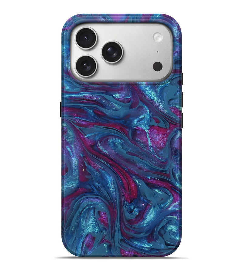 iPhone 17 Pro Max ResinArt Live Edge Phone Case - Novah (Purple, 817878)