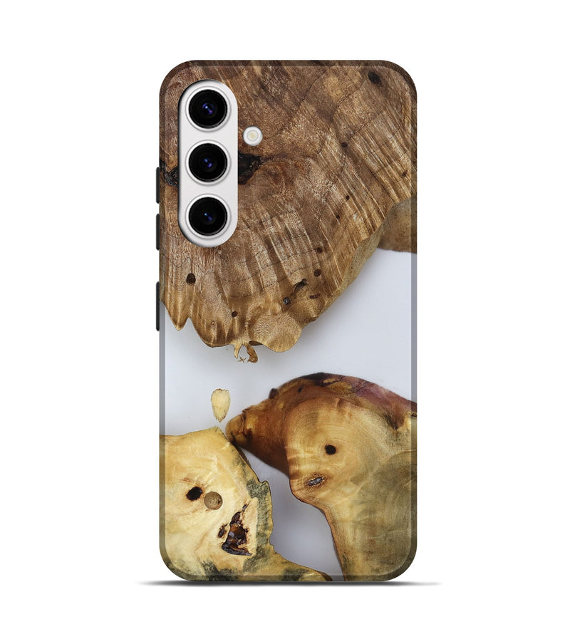 Galaxy S25 Wood Live Edge Phone Case - Candace (Clear, 817880)