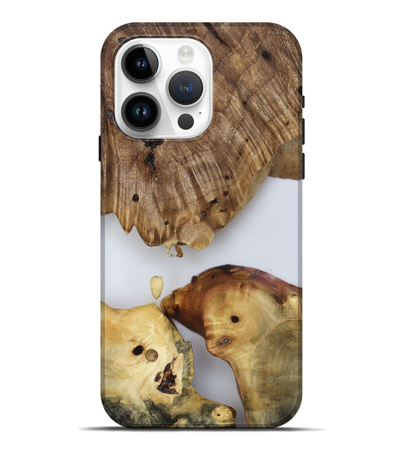 iPhone 15 Pro Max Wood Live Edge Phone Case - Candace (Clear, 817880)