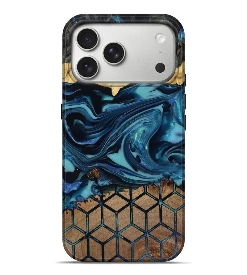 iPhone 17 Pro Max Wood Live Edge Phone Case - Abe (Pattern, 817883)