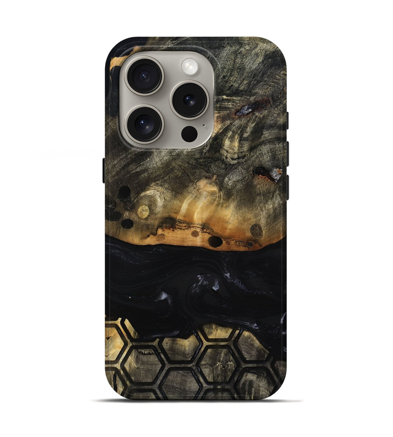 iPhone 16 Pro Wood Live Edge Phone Case - Dewey (Pattern, 817885)