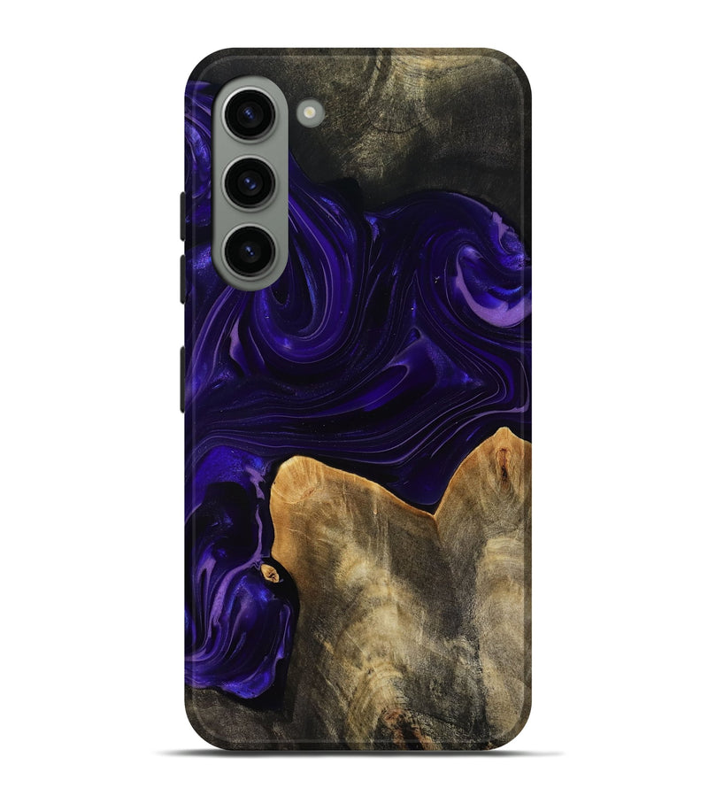 Galaxy S23 Plus Wood Live Edge Phone Case - Rosia (Purple, 817889)