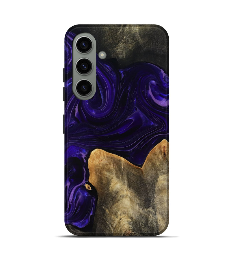 Galaxy S24 Wood Live Edge Phone Case - Rosia (Purple, 817889)