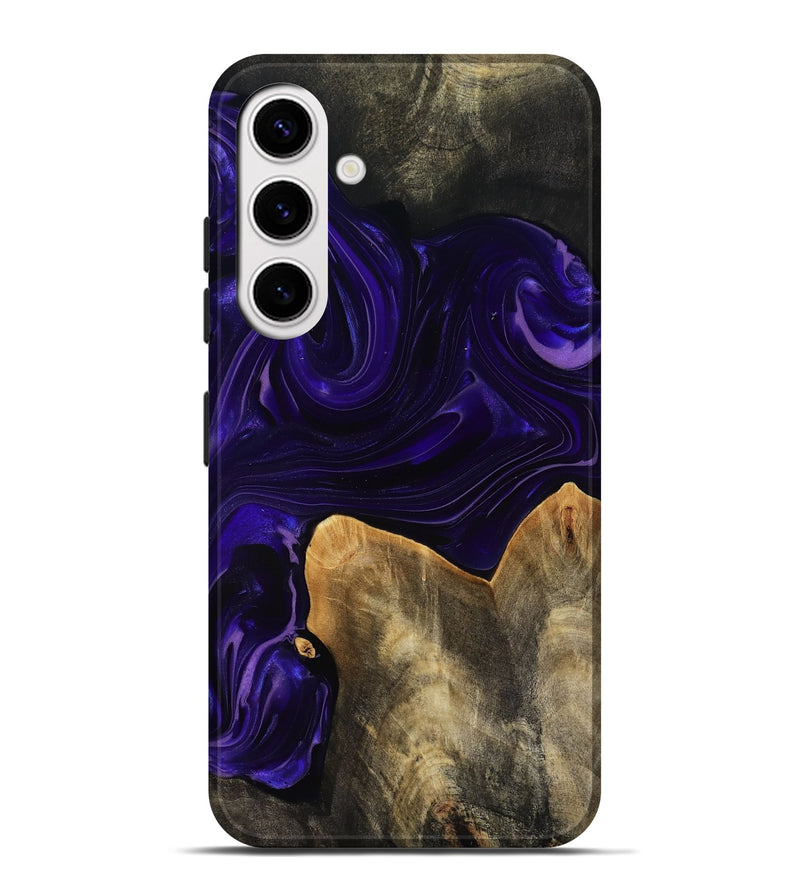 Galaxy S25 Plus Wood Live Edge Phone Case - Rosia (Purple, 817889)