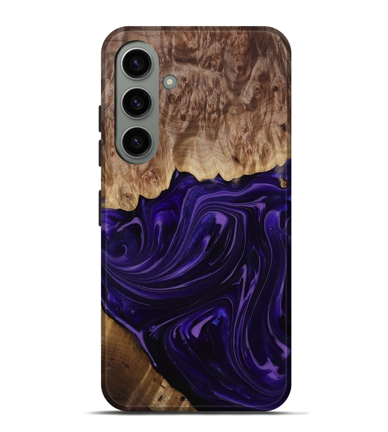 Galaxy S24 Plus Wood Live Edge Phone Case - Madyson (Purple, 817890)