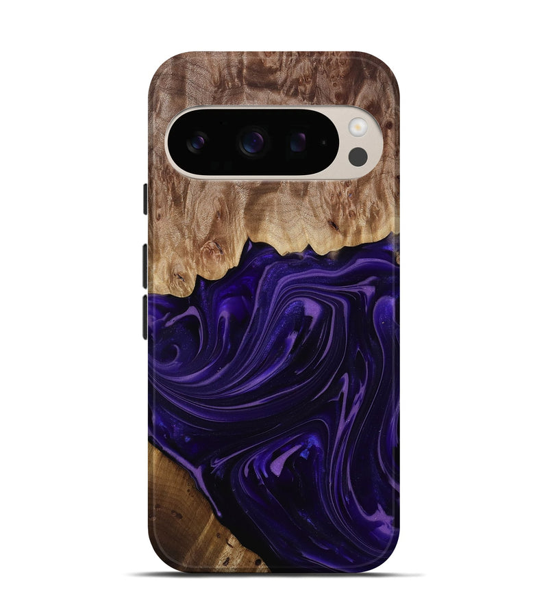Pixel 10 Wood Live Edge Phone Case - Madyson (Purple, 817890)