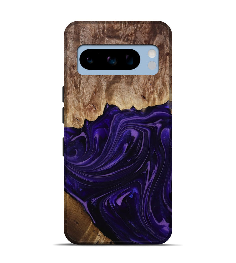 Pixel 8 Pro Wood Live Edge Phone Case - Madyson (Purple, 817890)