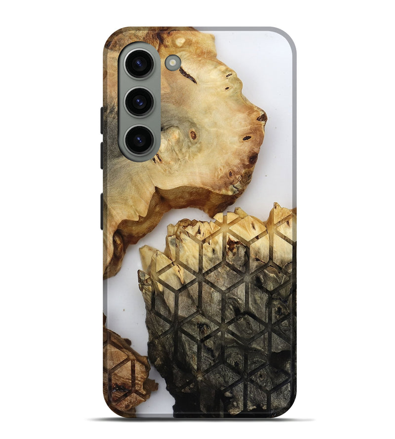 Galaxy S23 Plus Wood Live Edge Phone Case - Lyda (Clear, 817895)