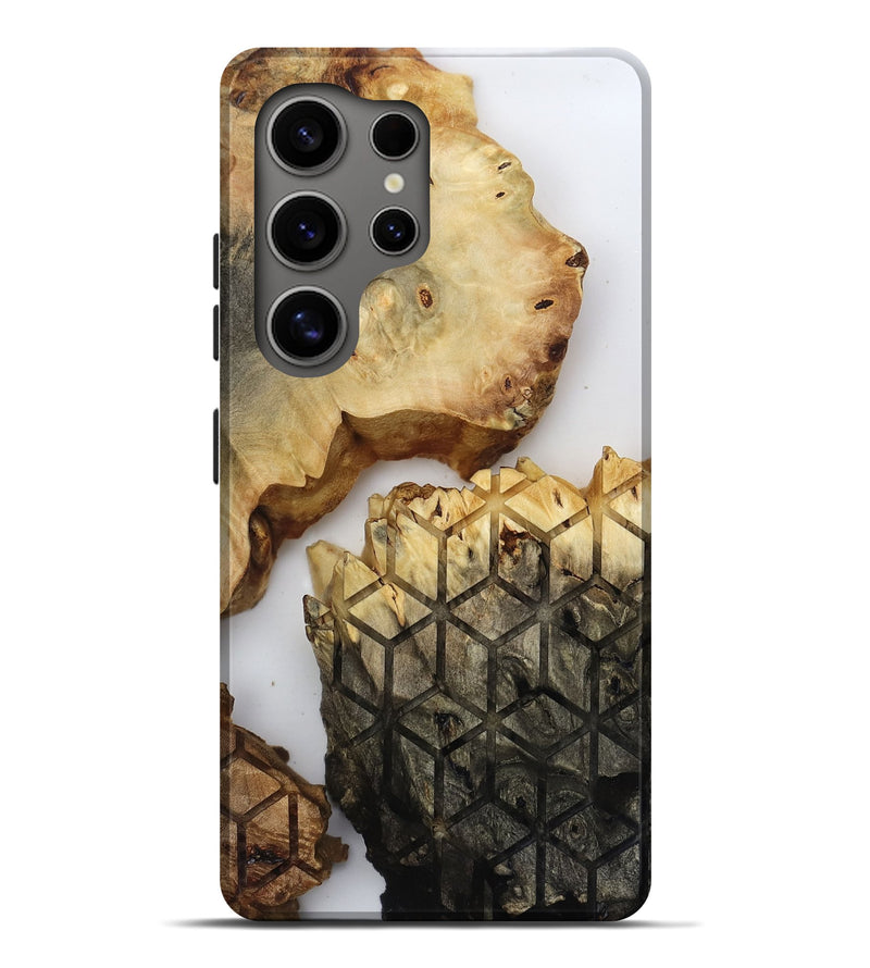 Galaxy S25 Ultra Wood Live Edge Phone Case - Lyda (Clear, 817895)