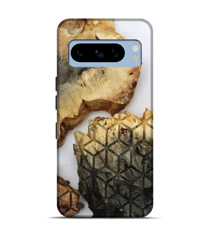 Pixel 8 Pro Wood Live Edge Phone Case - Lyda (Clear, 817895)