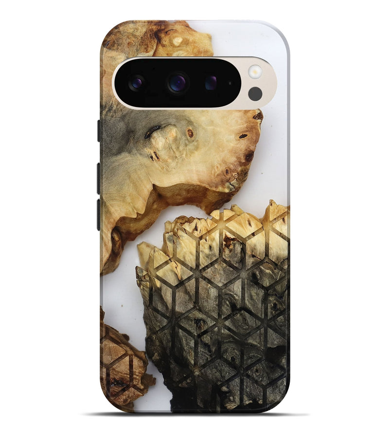 Pixel 9 Pro XL Wood Live Edge Phone Case - Lyda (Clear, 817895)