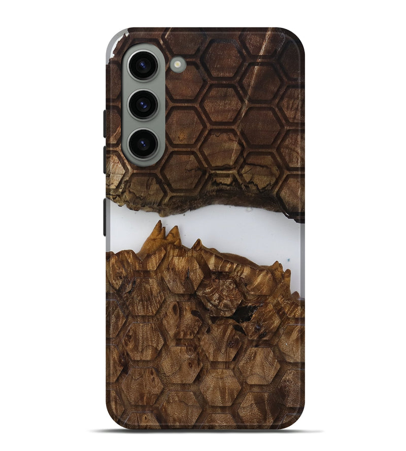 Galaxy S23 Plus Wood Live Edge Phone Case - Arsenio (Clear, 817899)