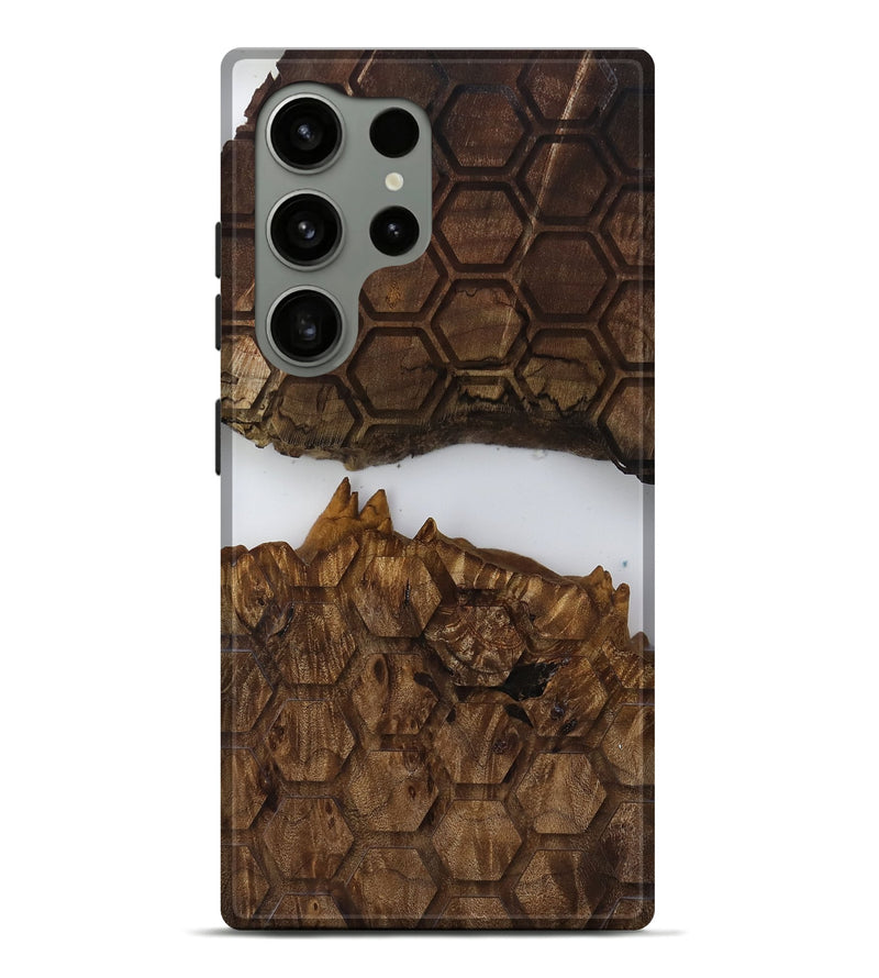 Galaxy S24 Ultra Wood Live Edge Phone Case - Arsenio (Clear, 817899)