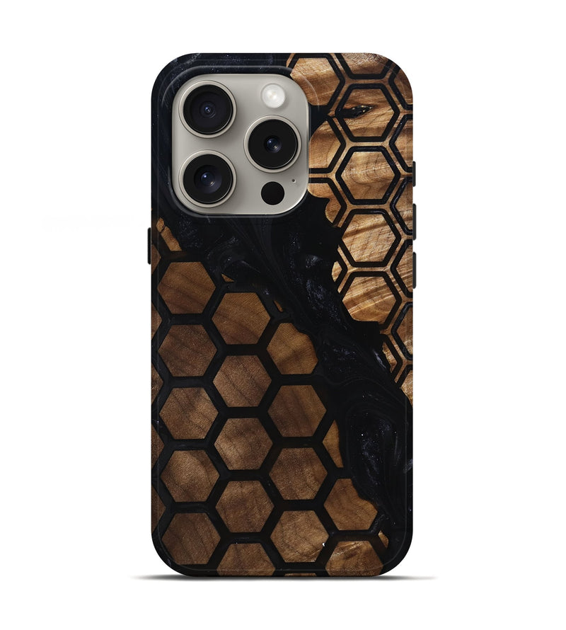 iPhone 16 Pro Wood Live Edge Phone Case - Chosen (Pattern, 817901)