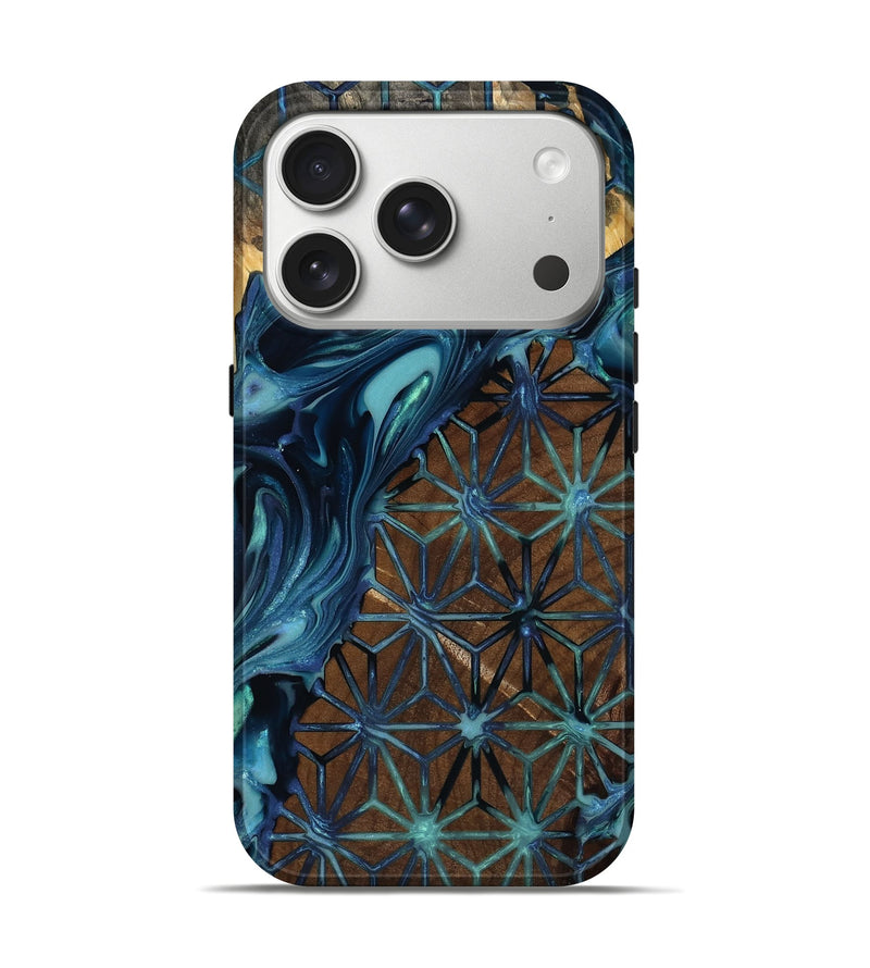 iPhone 17 Pro Wood Live Edge Phone Case - Lamar (Pattern, 817902)