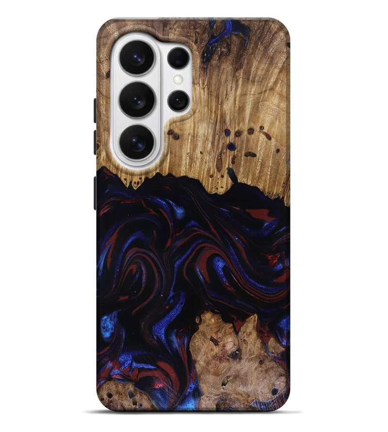 Galaxy S26 Ultra Wood Live Edge Phone Case - Frances (Red, 817905)