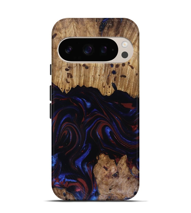 Pixel 10 Wood Live Edge Phone Case - Frances (Red, 817905)