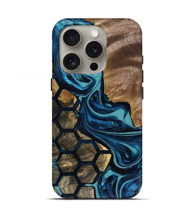 iPhone 16 Pro Wood Live Edge Phone Case - Monte (Pattern, 817907)