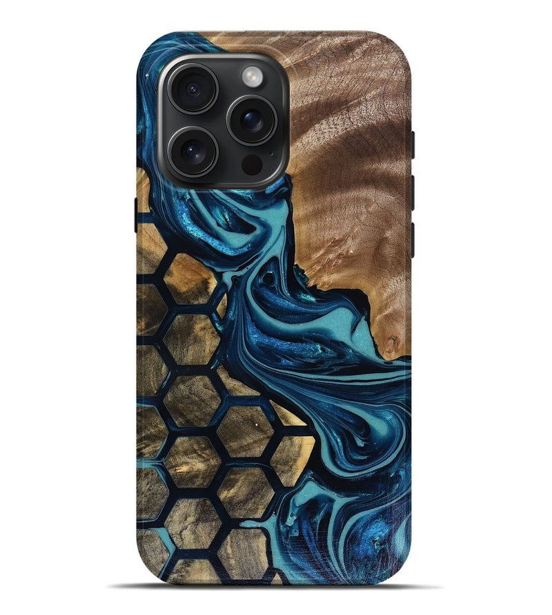 iPhone 16 Pro Max Wood Live Edge Phone Case - Monte (Pattern, 817907)
