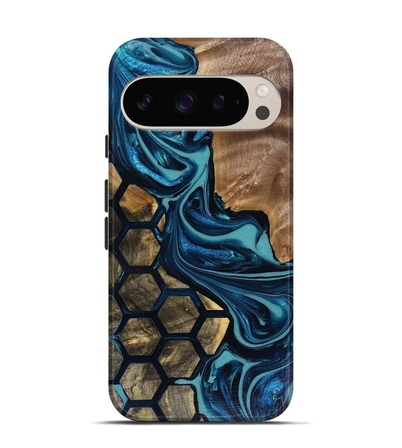 Pixel 9 Pro Wood Live Edge Phone Case - Monte (Pattern, 817907)