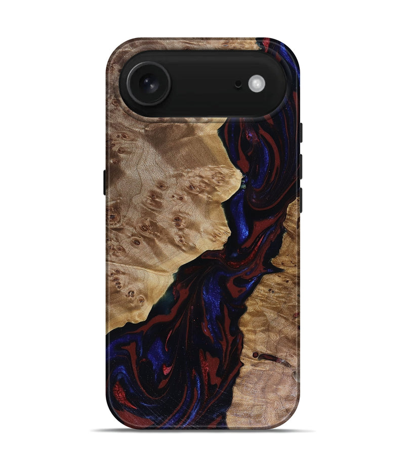 iPhone 17 Air Wood Live Edge Phone Case - Delaney (Red, 817912)