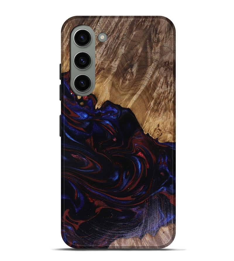 Galaxy S23 Plus Wood Live Edge Phone Case - Kirstie (Red, 817913)