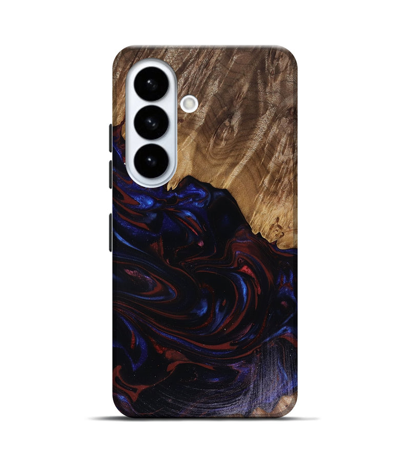 Galaxy S26 Wood Live Edge Phone Case - Kirstie (Red, 817913)