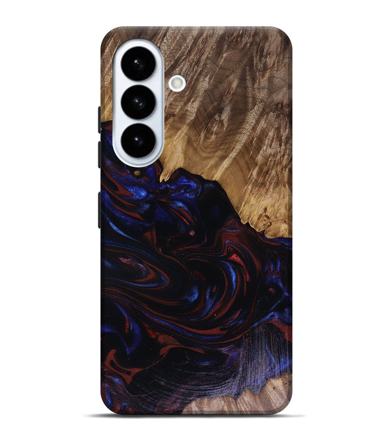 Galaxy S26 Plus Wood Live Edge Phone Case - Kirstie (Red, 817913)