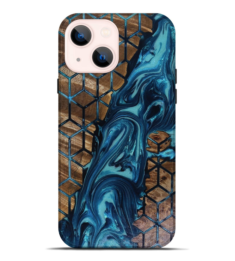 iPhone 14 Plus Wood Live Edge Phone Case - Lucca (Pattern, 817915)