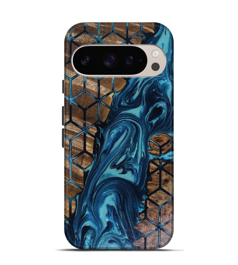 Pixel 9 Pro Wood Live Edge Phone Case - Lucca (Pattern, 817915)