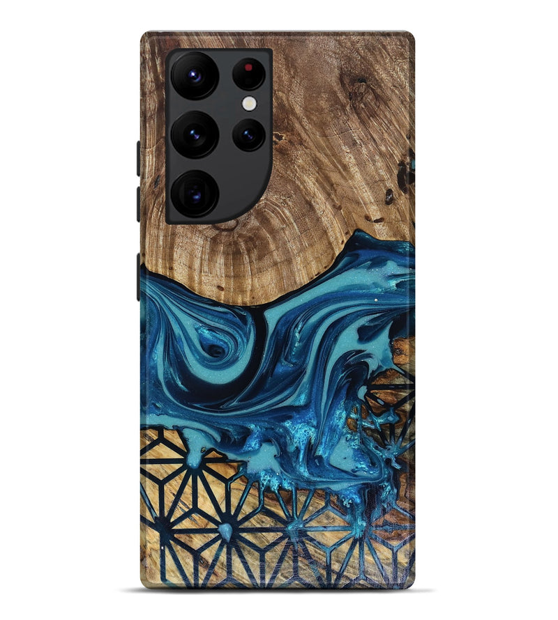 Galaxy S22 Ultra Wood Live Edge Phone Case - Kaycee (Pattern, 817916)