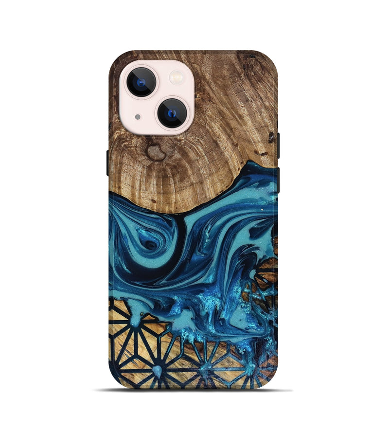 iPhone 13 mini Wood Live Edge Phone Case - Kaycee (Pattern, 817916)