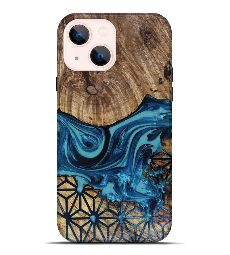 iPhone 14 Plus Wood Live Edge Phone Case - Kaycee (Pattern, 817916)