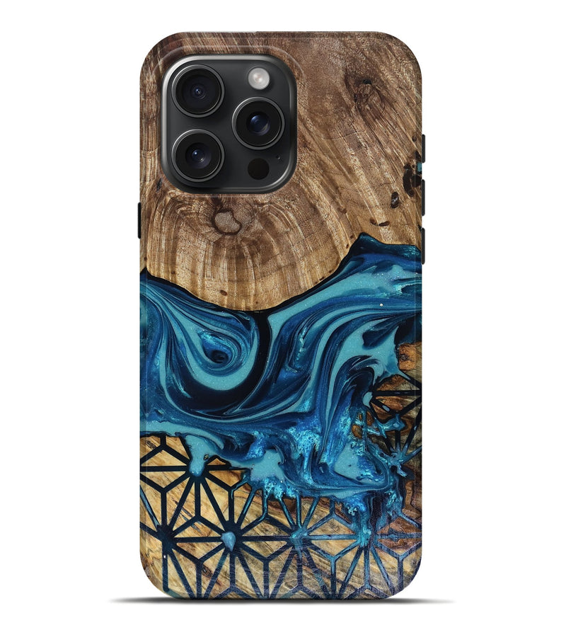 iPhone 16 Pro Max Wood Live Edge Phone Case - Kaycee (Pattern, 817916)